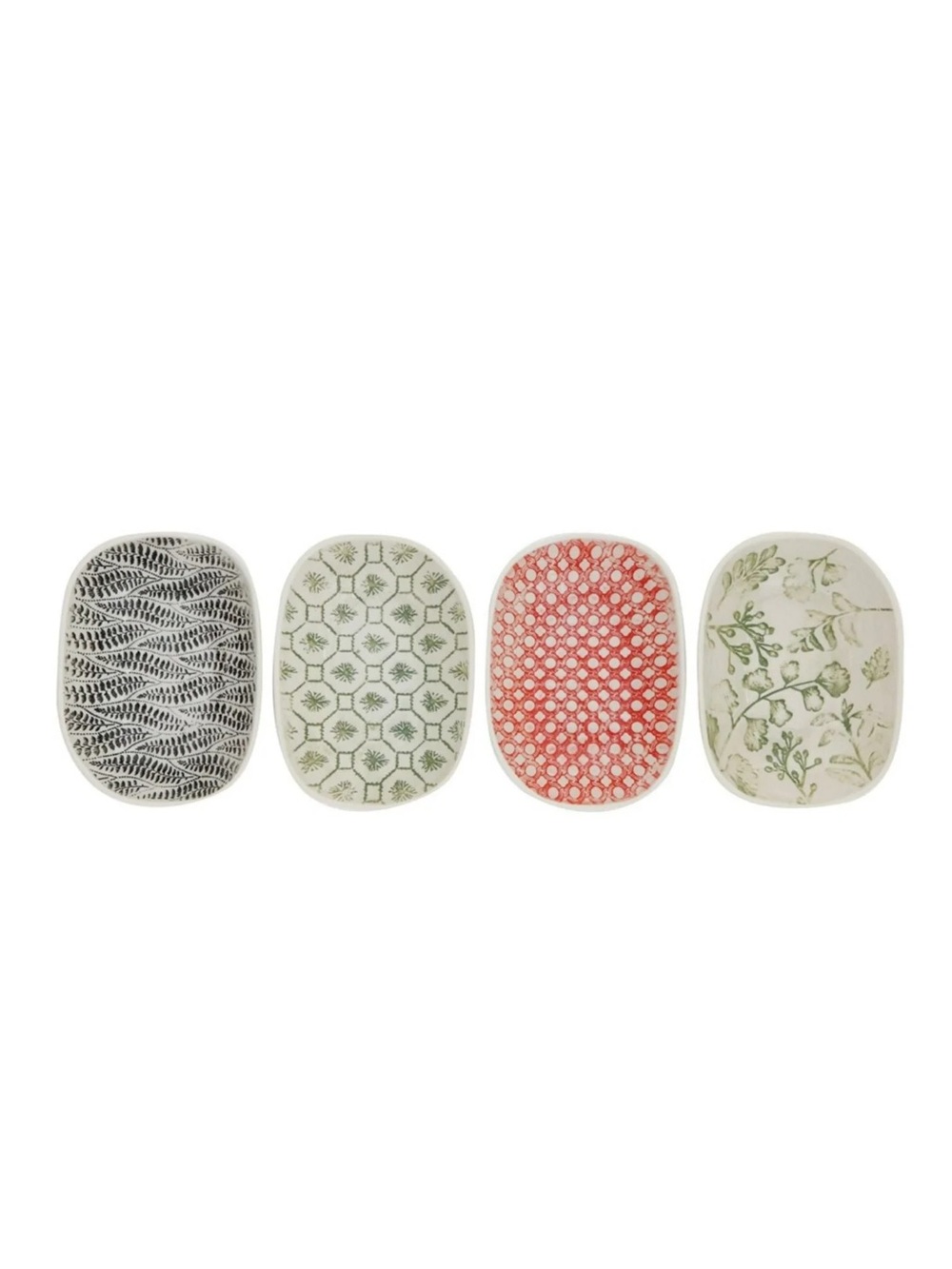 Creative Co-Op Stoneware Serving Dishes Set of 4